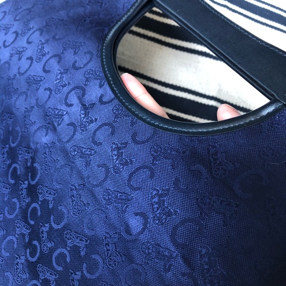 celine rare horse carriage tote noevir japan bag pattern logo - Picture 5 of 10